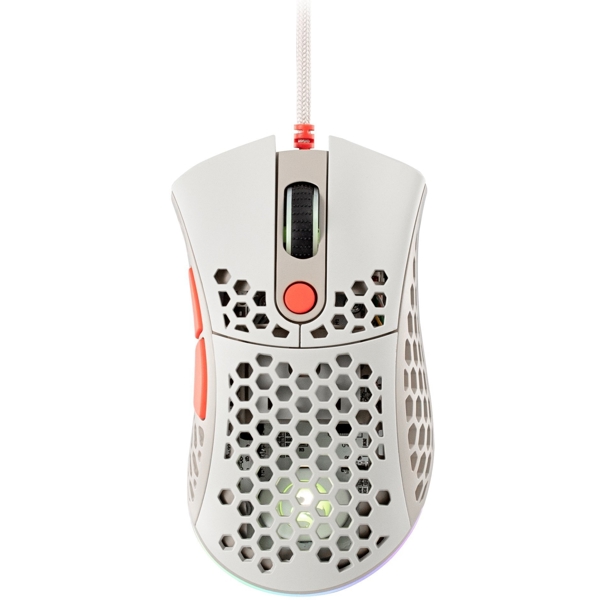 მაუსი 2E MGHSL-WT Gaming Mouse HyperSpeed Lite, USB RGB Retro White