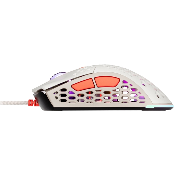 მაუსი 2E MGHSL-WT Gaming Mouse HyperSpeed Lite, USB RGB Retro White