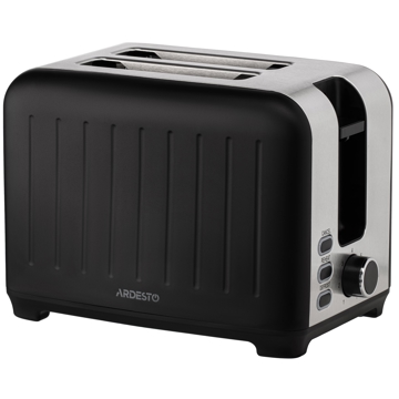 ტოსტერი Ardesto T-F18B Toaster 930W Stainless Steel Black