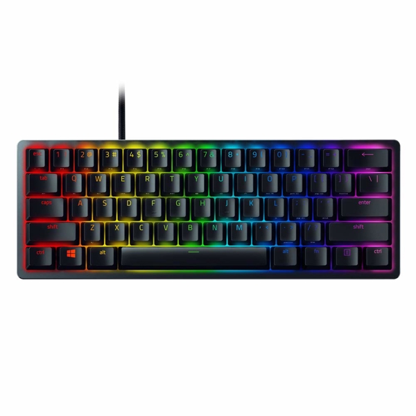 კლავიატურა Razer RZ03 Gaming Huntsman Mini Red Switch USB US RGB, Black