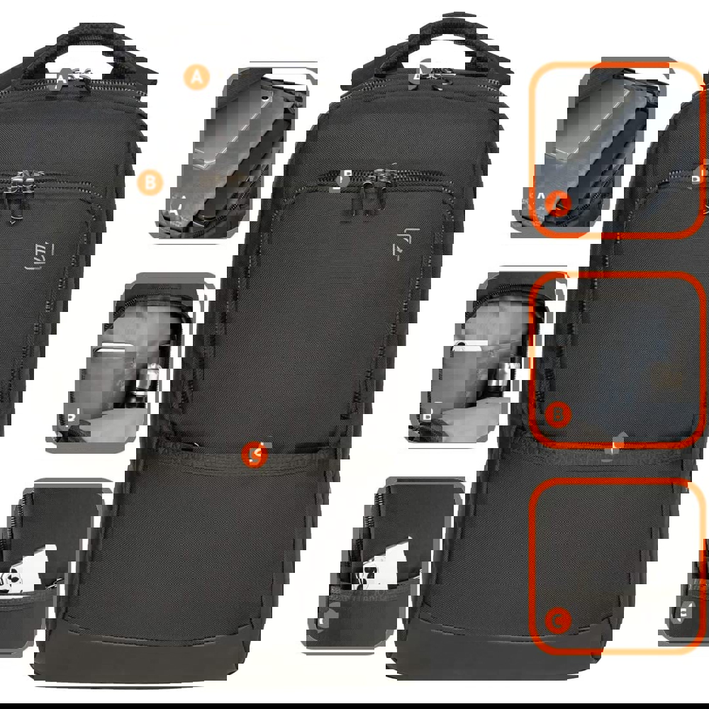 ნოუთბუქის ჩანთა Tucano BKLUN15-BK 15.6" Lunar Black