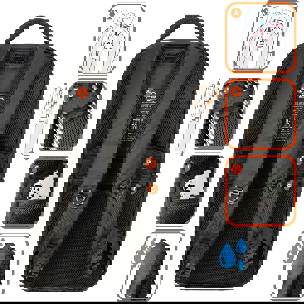 ნოუთბუქის ჩანთა Tucano BKLUN15-BK 15.6" Lunar Black