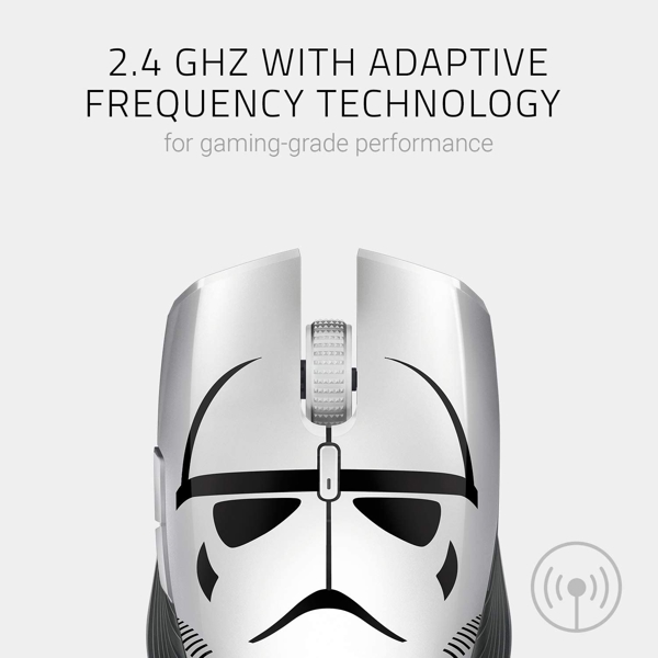 მაუსი Razer Gaming  Atheris Stormtrooper Ed. WL, BT, USB, Black/White