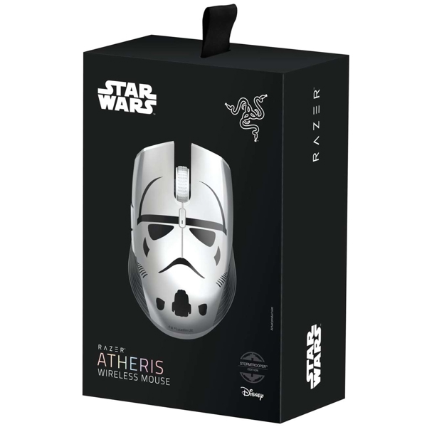 მაუსი Razer Gaming  Atheris Stormtrooper Ed. WL, BT, USB, Black/White