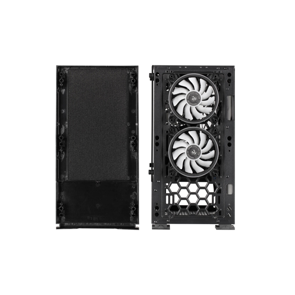 ქეისი 2E GB701 GAMING Computer case CALLEO MiniT, Micro ATX, Mini ITX, TG (side panel), without PSU Black