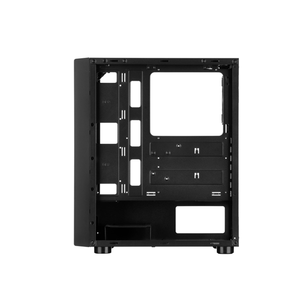 ქეისი 2E G3403 Gaming Computer case RECANO MidT, ARGB,TG (side panel), without PSU Black