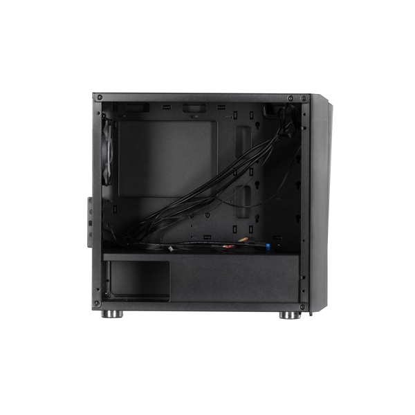 ქეისი 2E GM3 Gaming Computer case DEFENSO MiniT, ARGB, ARGB strip, TG (side panel), without PSU Black