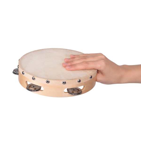 Goki UC085G Musical Instrument Tambourine With 5 Bells