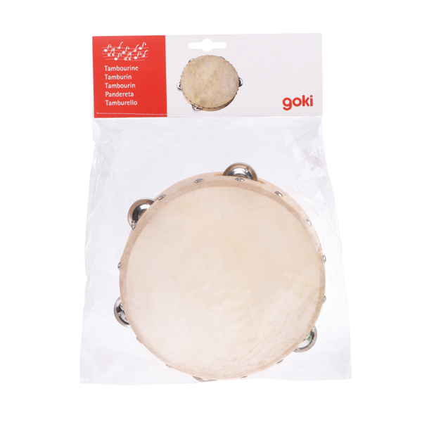 Goki UC085G Musical Instrument Tambourine With 5 Bells