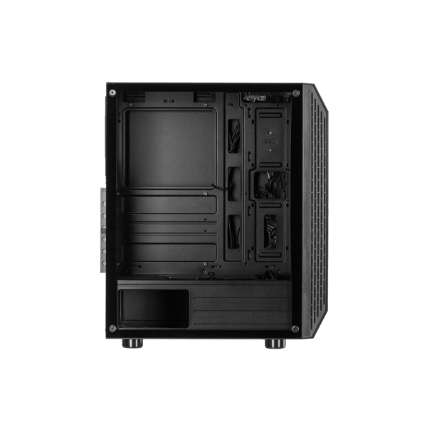 ქეისი 2E G3305 Gaming Computer case DOMINATOR MidT, ARGB,TG (side panel), without PSU Black