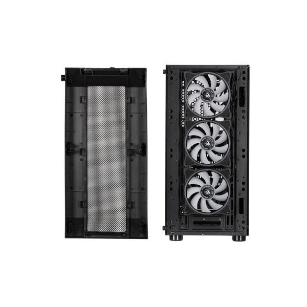 ქეისი 2E G3305 Gaming Computer case DOMINATOR MidT, ARGB,TG (side panel), without PSU Black