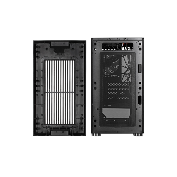 ქეისი 2E GM7 Gaming Computer case ASPER MiniT, ARGB, TG (side panel), without PSU Black