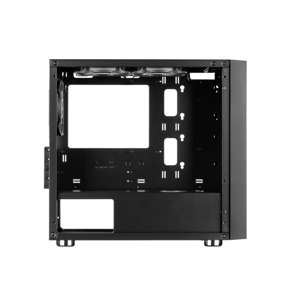 ქეისი 2E GM7 Gaming Computer case ASPER MiniT, ARGB, TG (side panel), without PSU Black