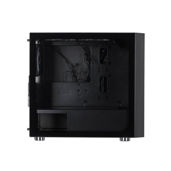 ქეისი 2E GM7 Gaming Computer case ASPER MiniT, ARGB, TG (side panel), without PSU Black