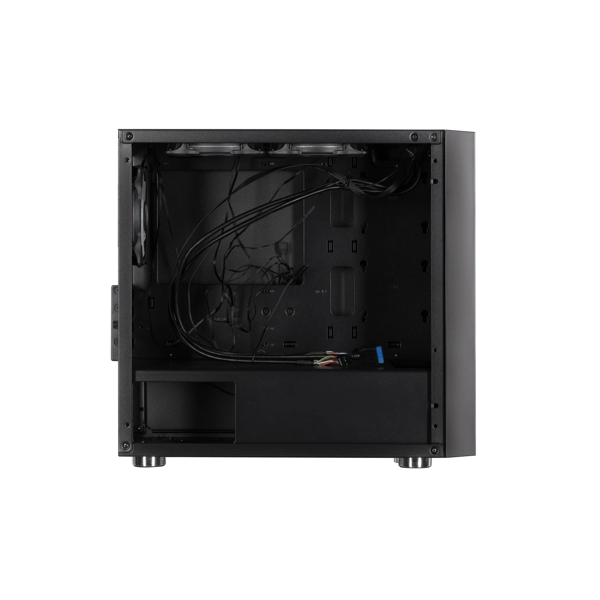 ქეისი 2E GM7 Gaming Computer case ASPER MiniT, ARGB, TG (side panel), without PSU Black