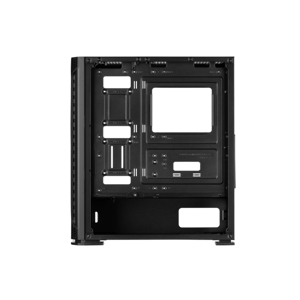 ქეისი 2E GAX1 Gaming Computer case FERA MidT, TG (side panel), without PSU Black