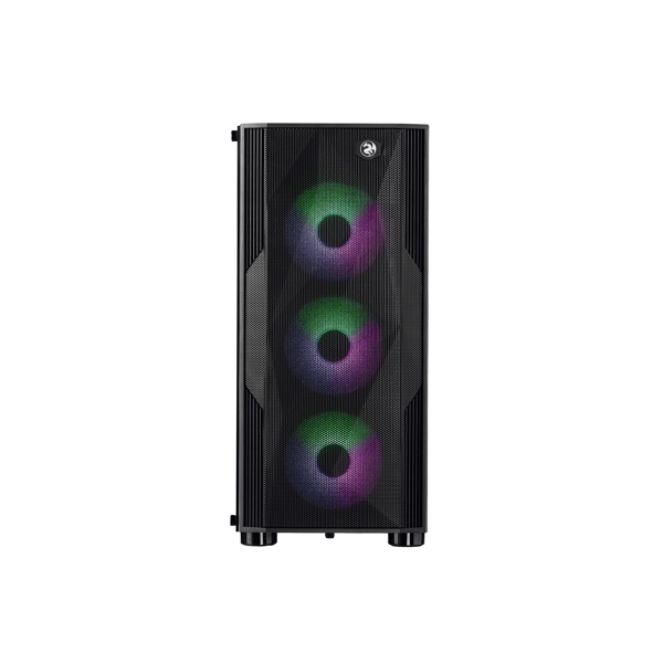 ქეისი 2E GM3401 Gaming Computer case FALCO MidT, ARGB, TG (side panel), without PSU Black