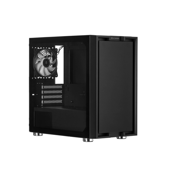 ქეისი 2E GM5 Gaming Computer case CLARUS MiniT, ARGB, TG (side/front panel), without PSU Black