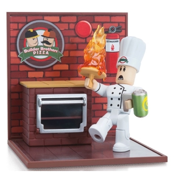 სათამაშო საკოლექციო ფიგურა Roblox ROB0262 Collectible Desktop Series Toy Work At A Pizza Place