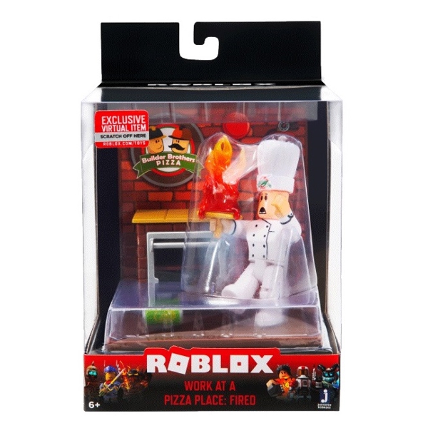 სათამაშო საკოლექციო ფიგურა Roblox ROB0262 Collectible Desktop Series Toy Work At A Pizza Place