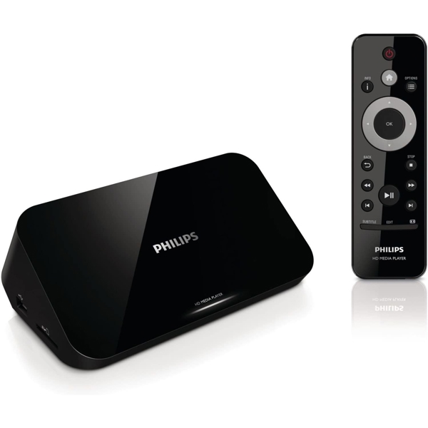 მედია პლეერი Philips HMP5000/12 Wi-Fi, HD Media player, Black