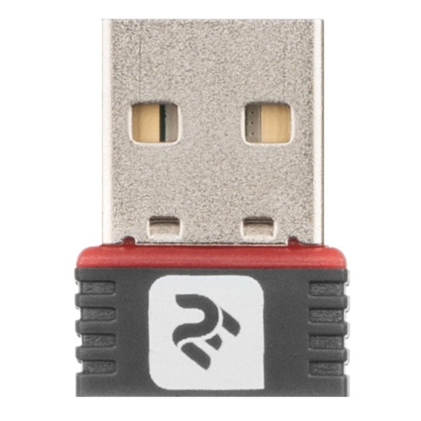 Wi-Fi ადაპტერი 2E WR818 N150 PowerLink, Pico USB2.0 Black