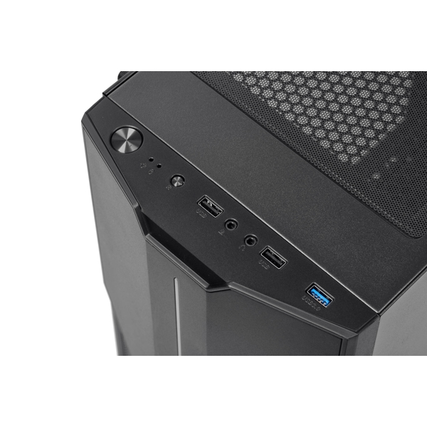 ქეისი 2E G3405 Gaming Computer case FORTIS MidT, ARGB, ARGB LED, TG (side panel), without PSU Black