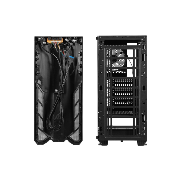 ქეისი 2E G3405 Gaming Computer case FORTIS MidT, ARGB, ARGB LED, TG (side panel), without PSU Black