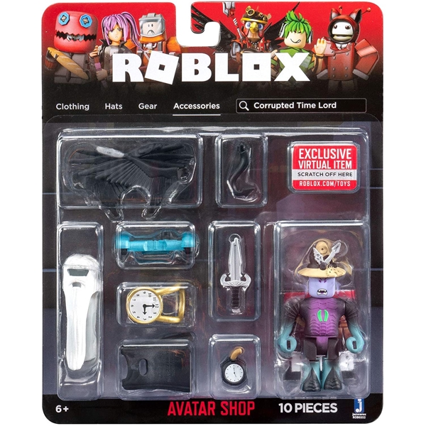 სათამაშო საკოლექციო ფიგურა Roblox ROB0352 Avatar Shop Series Collection - Corrupted Time Lord Figure Pack