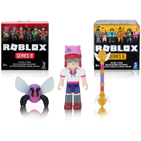 სათამაშო საკოლექციო ფიგურა Roblox ROB0353 Action Collection - Star Sorority: Bee Wrangler + Two Mystery Figure Bundle