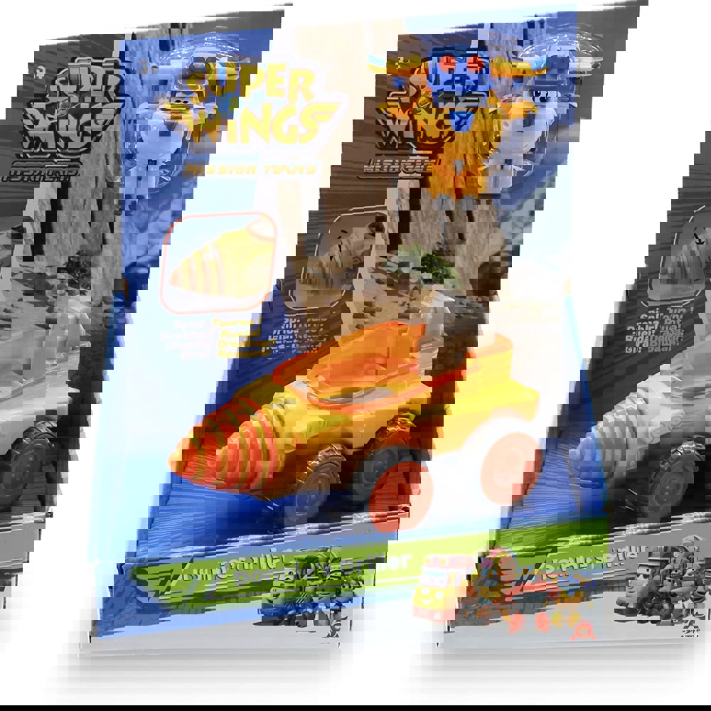 საბურღი მანქანა Super Wings EU730843 Donnie's Driller Playset, Donnie's Drill Truck