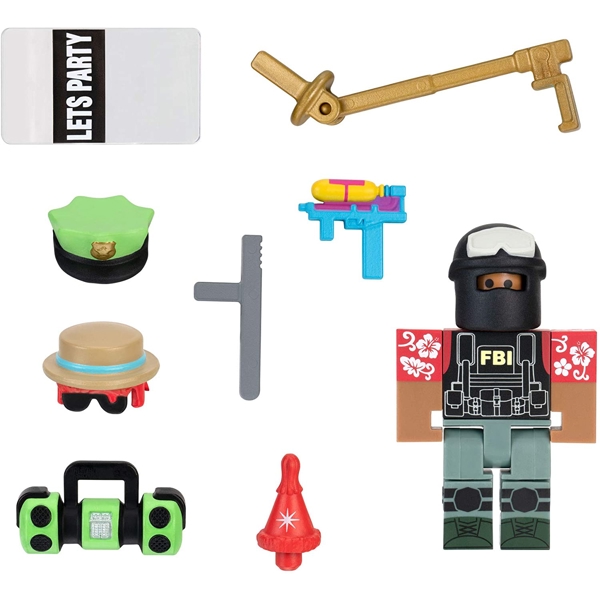 სათამაშო საკოლექციო ფიგურა Roblox ROB0350 Party SWAT Team Figure Pack