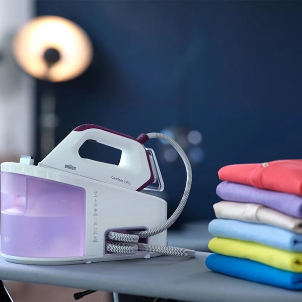 ორთქლის უთო BRAUN IS3155VI SS 2400W White/Purple