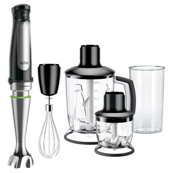 ხელის ბლენდერი BRAUN MQ7045X 1000W, Hand Blender Black