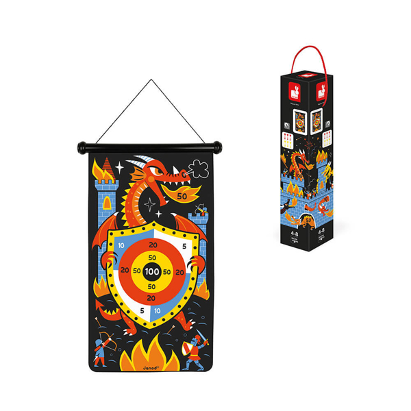 მაგნიტური ისრები Janod J02084 Magnetic dart game Dragons