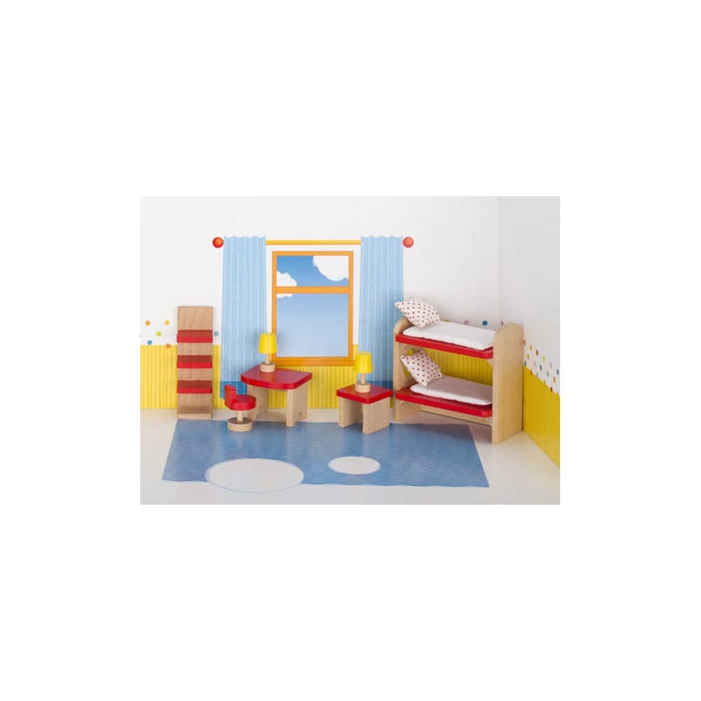 ავეჯის ნაკრები Goki 51719G Set for dolls Furniture for children's room 