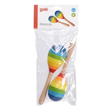 მარაკასი Goki 61922G Musical Instrument Maracas Rainbow 