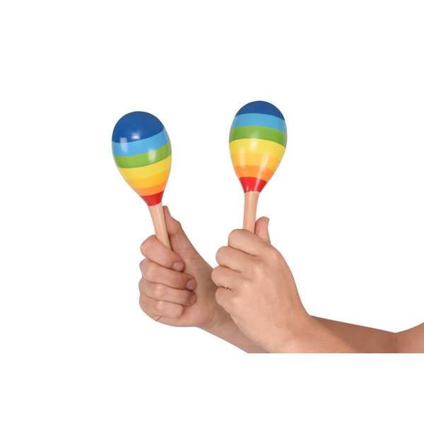 მარაკასი Goki 61922G Musical Instrument Maracas Rainbow 