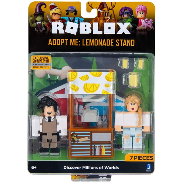 სათამაშო საკოლექციო ფიგურა Roblox ROG0173 Game Packs Adopt Me - Lemonade Stand W6