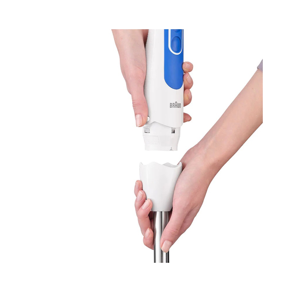 ხელის ბლენდერი Braun MQ3035WH 700W, 0.6L, White/Blue