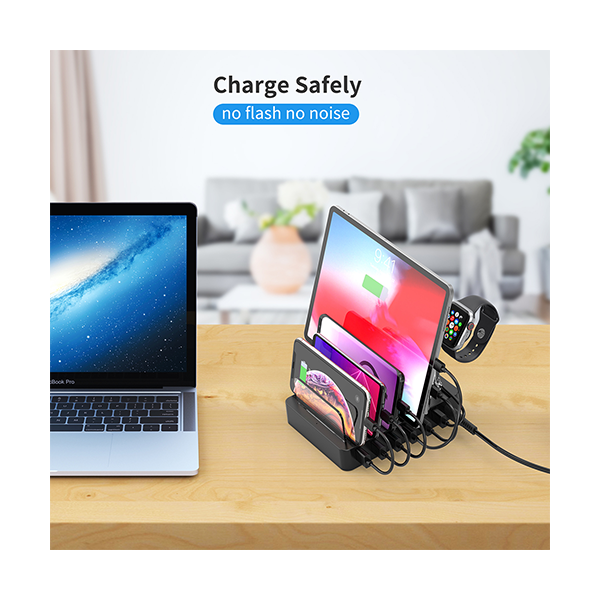 მობილურის დამტენი  Choetech Q3008-EU QC 3.0 6-Port USB-A Charing Station