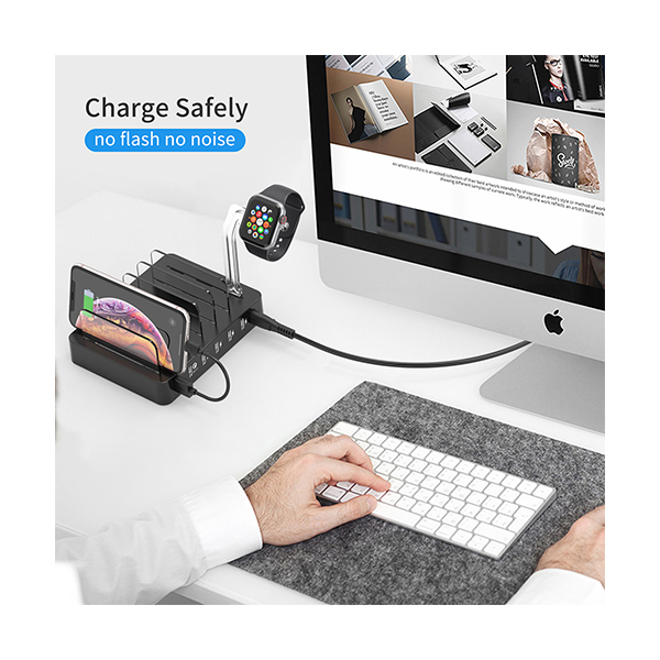 მობილურის დამტენი  Choetech Q3008-EU QC 3.0 6-Port USB-A Charing Station