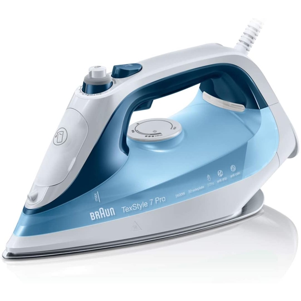 ორთქლის უთო Braun SI7062BL 2600W, 0.3L, Blue