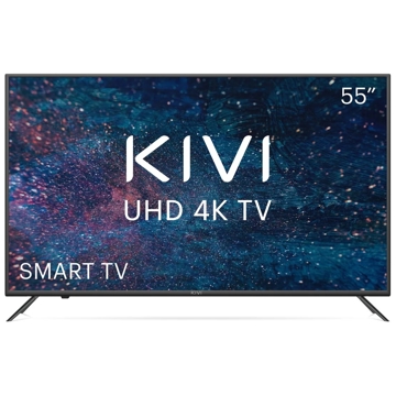 ტელევიზორი KIVI 55U600KD 55'' 4K UHD Smart Android TV HDMI, Wi-Fi Black