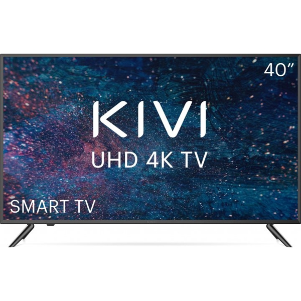 ტელევიზორი Kivi 40U600KD 40" Android, 4K UHD, LED, 300 cd/m2, Black