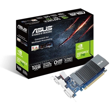   ვიდეო დაფა Asus GeForce GT 710 1GB GDDR5 VGA, DVI, HDMI