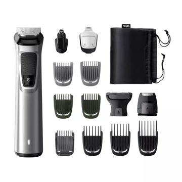 უნივერსალური საკრეჭი Philips MG7720/15 Face, Hair And Body Trimmer, Silver/Black