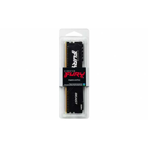 ოპერატიული მეხსიერება Kingston KF432C16BB/8 DDR4 3200 8GB Fury Beast Black