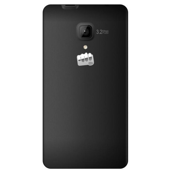 მობილური ტელეფონი Micromax D305 4GB, microSD 32GB, 3.2MP, Black