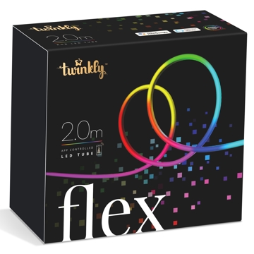 Smart LED კონტური Twinkly TWFL200STW-WEU Flex RGB, flexible circuit, IP20, length 2m White